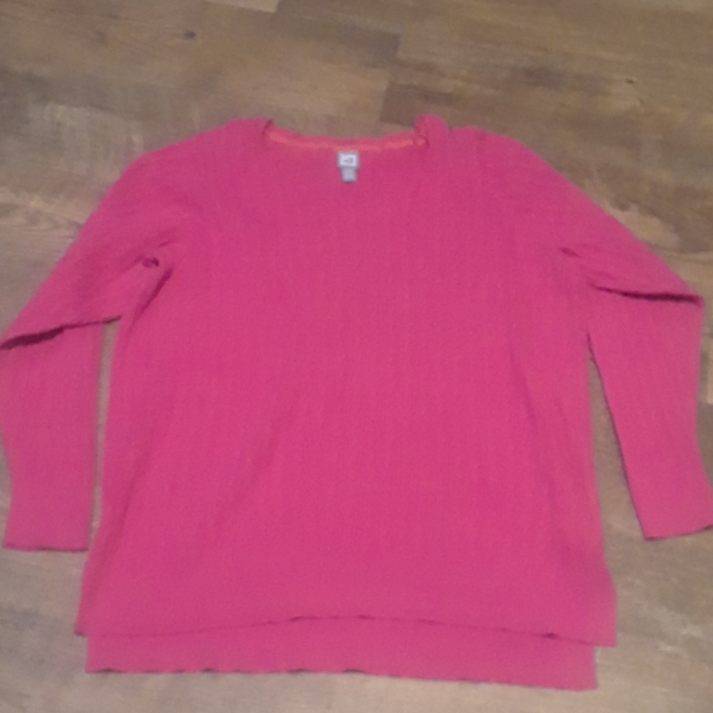 Women's JCPenny pink sweater